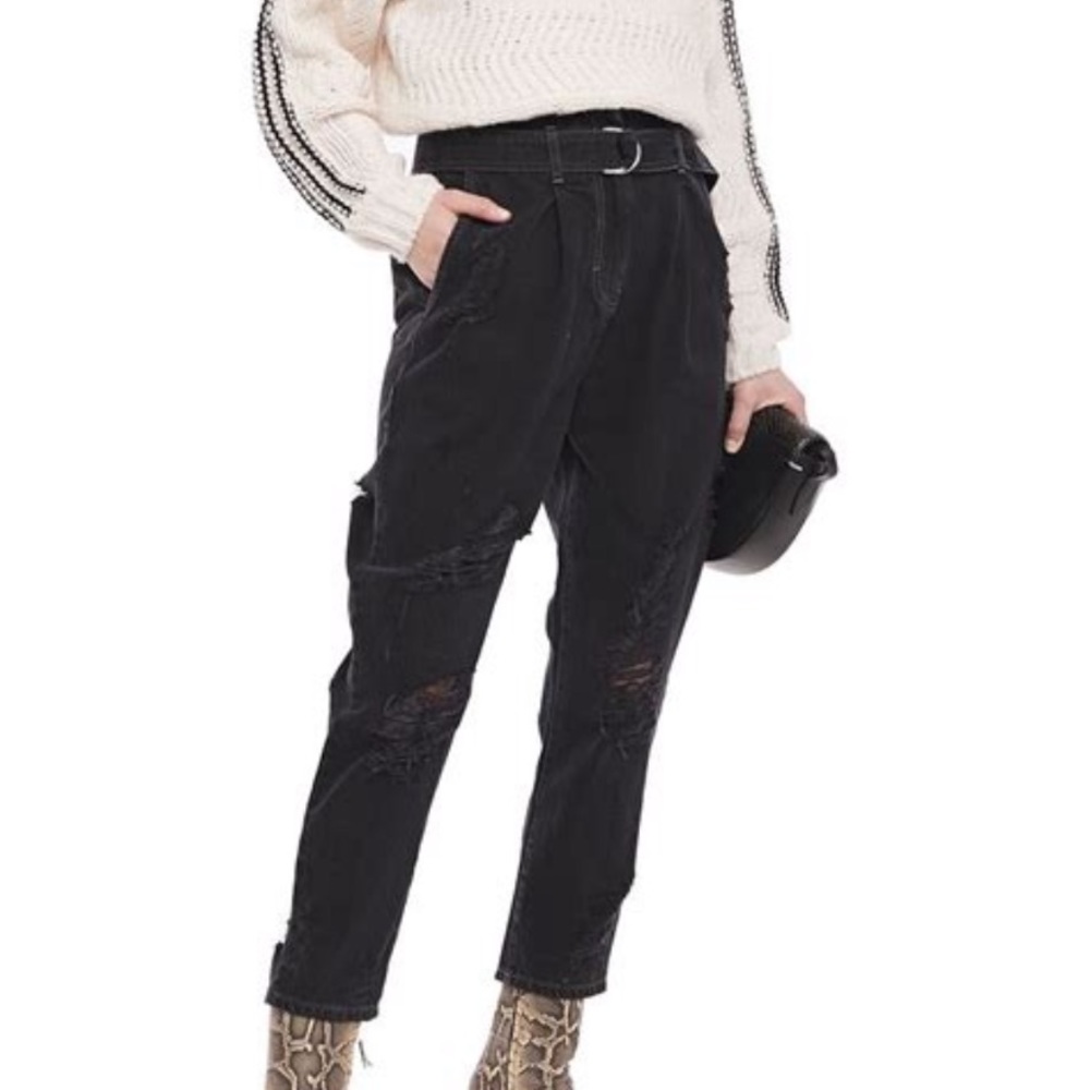 IRO distressed boyfriend jeans